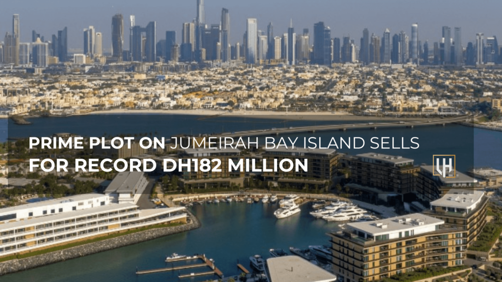 Prime Plot on Jumeirah Bay Island Sells for Record Dh182 Million